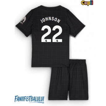 Tottenham Hotspur Brennan Johnson #22 Echipament de Fotbal Replică 2025-26 Copii Deplasare (+ Șorturi)